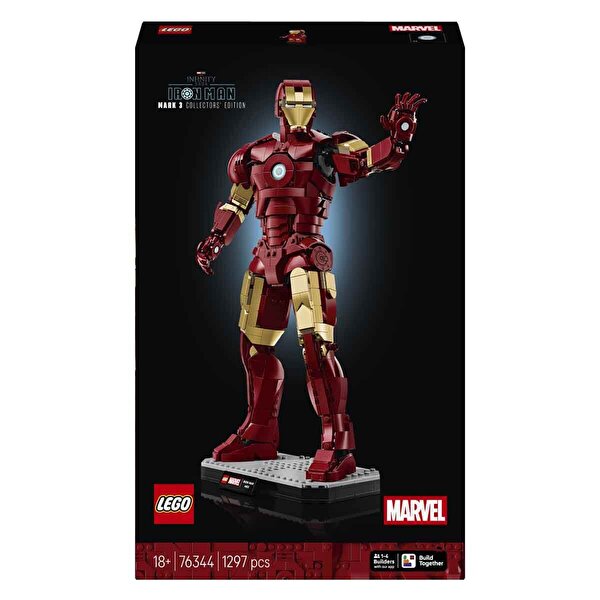 LEGO Marvel Iron Man Mark 3 Koleksiyoncu Versiyonu 76344