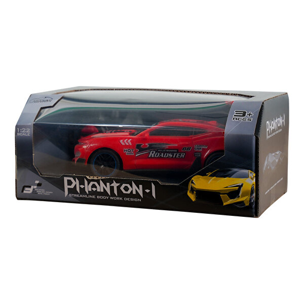 Full Fonksiyon Pilli 1:22 Ölçek Uzaktan Kumandalı Kırmızı Araba