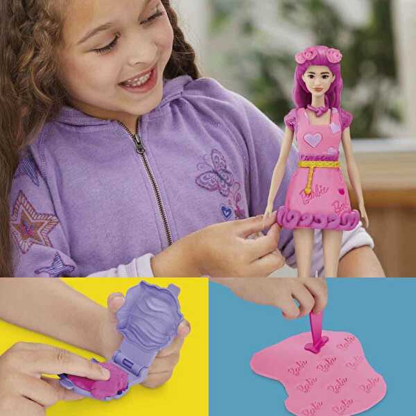 Play Doh Barbie Kalpler ve Saç Oyun Hamuru Seti G1357