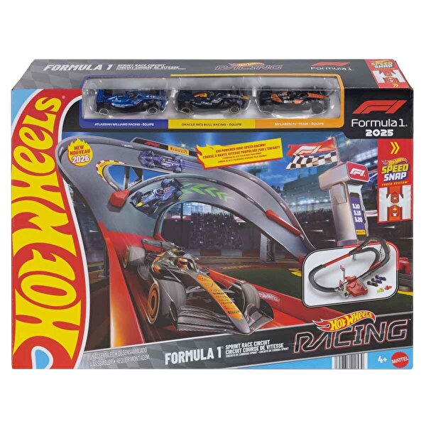 Hot Wheels Yarışları Formula 1 Temel Yarış Pisti JNN32
