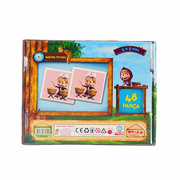 Maşa ile Koca Ayı Hafıza Oyunu 48 Parça