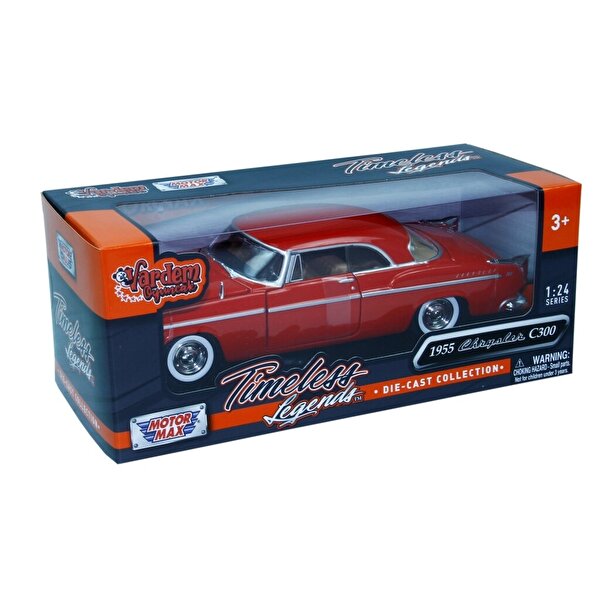 Motormax 1:24 1955 Chrysler C300 Kırmızı