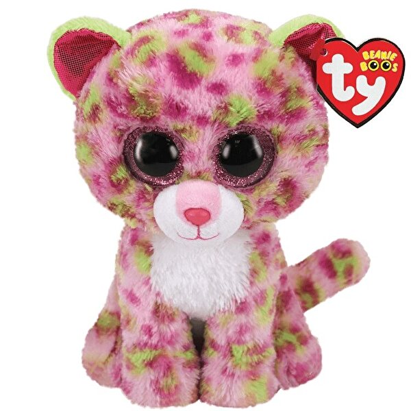 TY Beanie Boos Lainey Pembe Yeşil Leopar 15 Cm