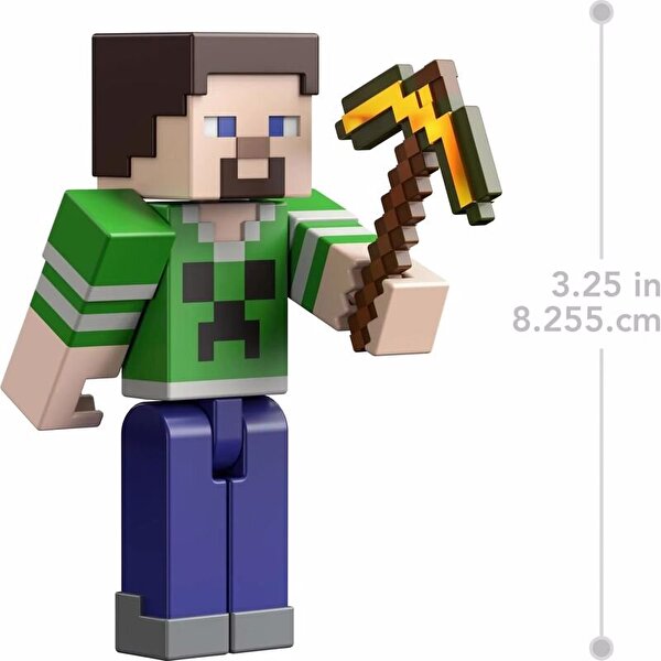 Minecraft Aksesuarlı Figürler Steve HDV16