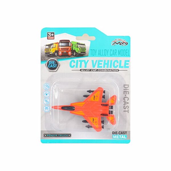 4 Renkli Savaşçı Uçak Turuncu