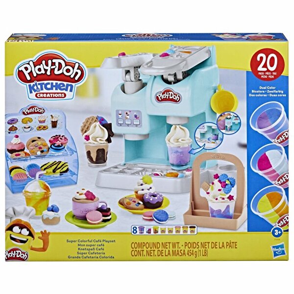 Play Doh Süper Renkli Kafe Oyun Seti
