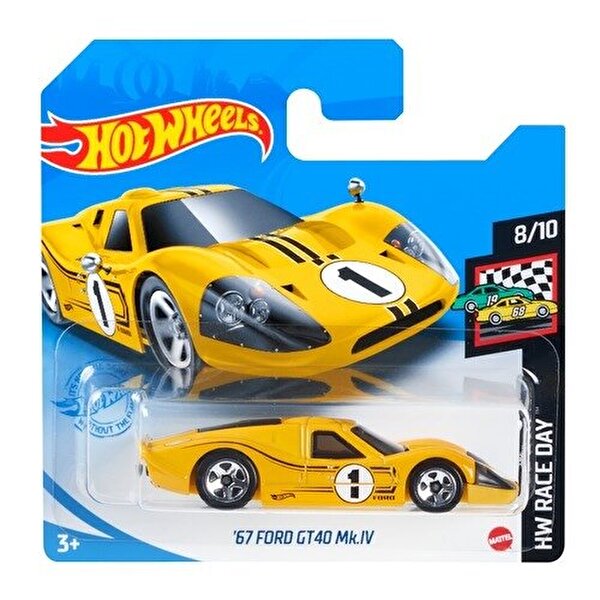 Hot Wheels Tekli Araba '67 Ford GT40 Mk.IV GTB67