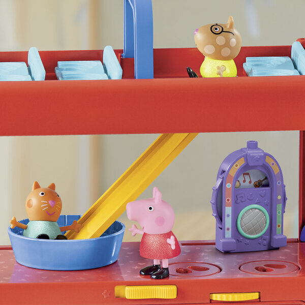 Peppa Pig 2'si 1 Arada Parti Otobüsü F8881