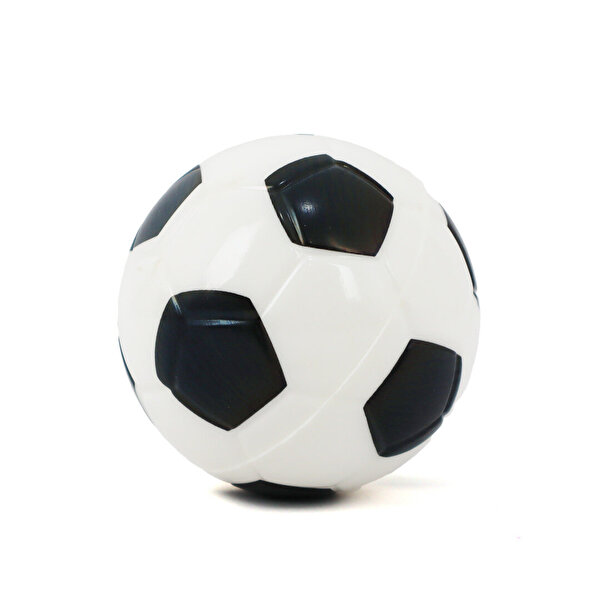 Kauçuk 9 Cm Top Beyaz Futbol