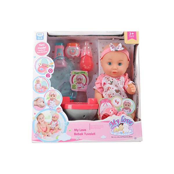Babydoll My Sweet Love Tuvalet Eğitimi Seti Pembe