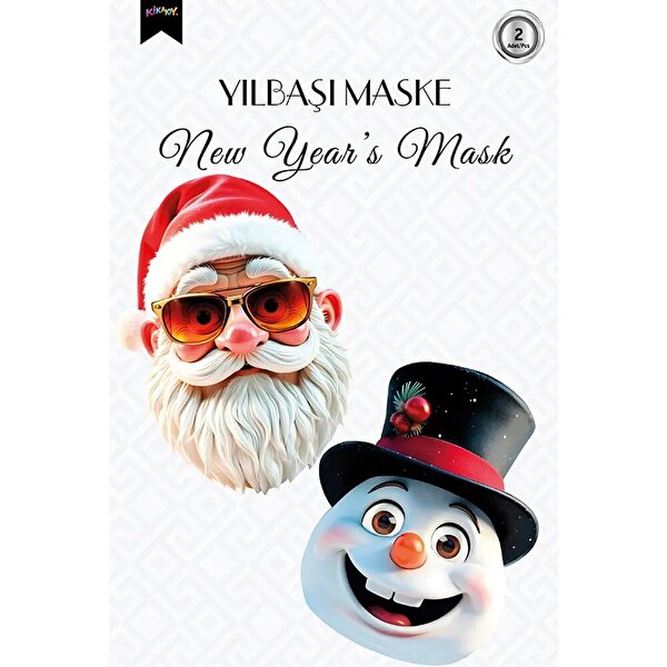 2'li Yılbaşı Maske Seti