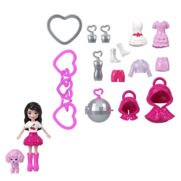 Polly Pocket Anahtarlık Süsleme Kiti Oyun Seti JKR48