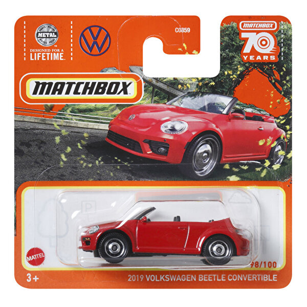 Matchbox Tekli Arabalar 2019 Volkswagen Beetle Convertible HLD14