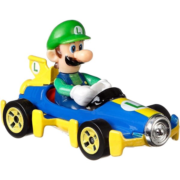 Hot Wheels Mario Kart Karakter Araçlar Luigi GBG27