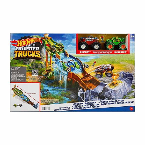Hot Wheels Monster Trucks Heyecanlı Yarışlar Oyun Seti HGV12