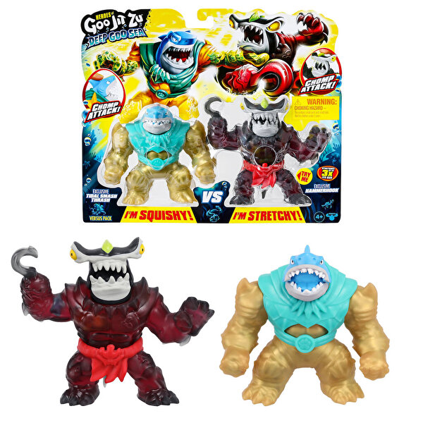Goojıtzu Deep Sea İkili Paket Tidal Smash Thrash vs Hammerhook