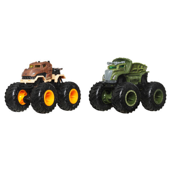 Hot Wheels Monster Trucks Güçlü İkili 1:64 Arabalar Tyrannosaurus Rex JCC72