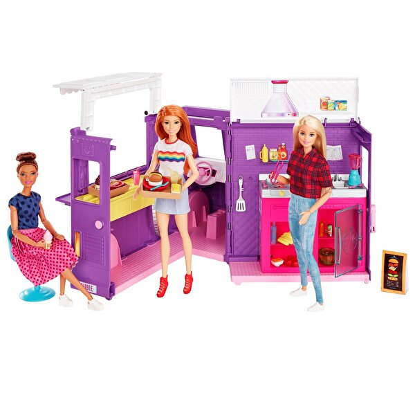 Barbie'nin Yemek Arabası Oyun Seti GMW07
