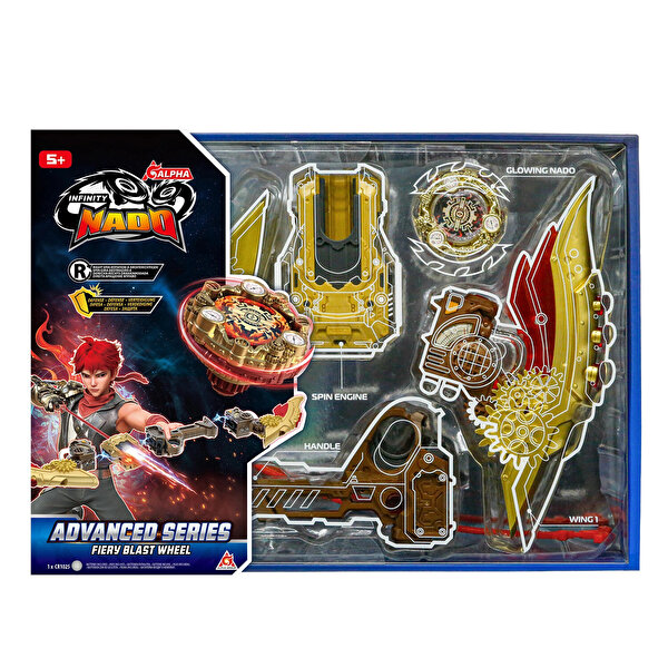 Infinity Nado Tribe Advanced Işıklı Fiery Blast Wheel Fırlatıcı Seti