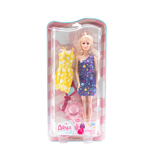 Arya Elbiseli Kıyafet Seti̇ Üçgen Desenli