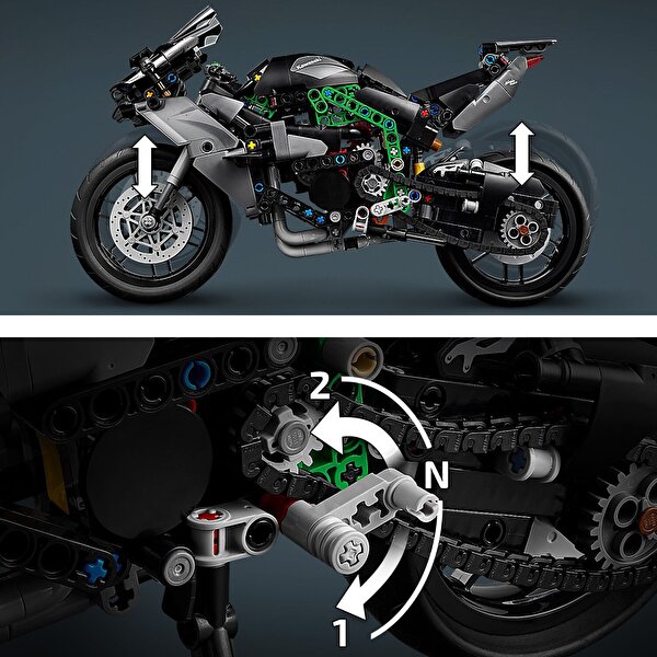 LEGO Technic Kawasaki Ninja H2R Motosiklet 42170