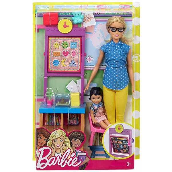 Barbie ve Meslekleri Oyun Setleri Öğretmen FJB29