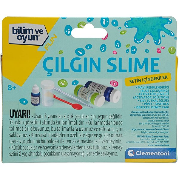 Bilim ve Oyun Süper Renkli Slime