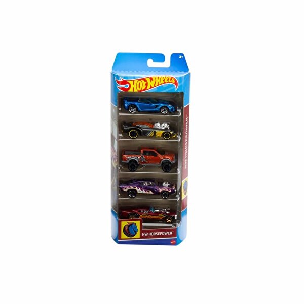 Hot Wheels Beşli Araba Seti Hw Horse Power HFV94