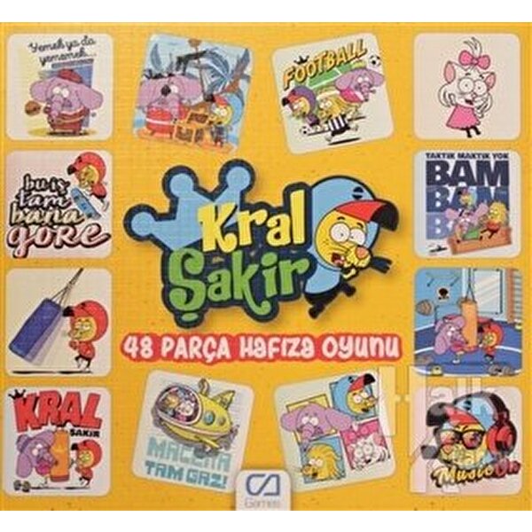 Kral Şakir Memory Hafıza Oyunu 48 Parça