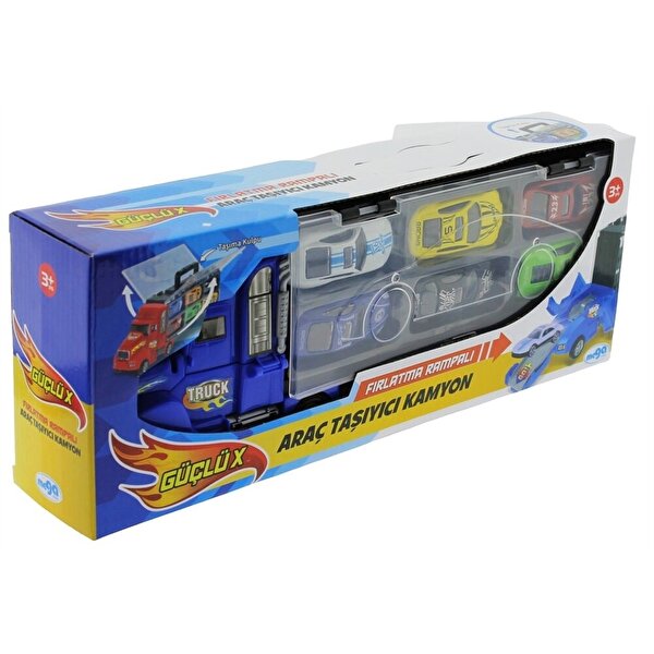 Fırlatma Rampalı Araç Taşıyıcı Kamyon Mavi