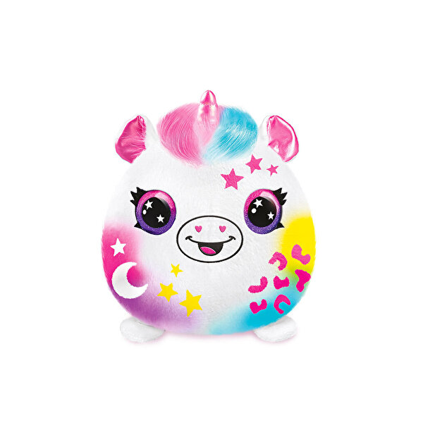 Airbrush Plush Sürpriz Squishy Paint Bucket Unicorn