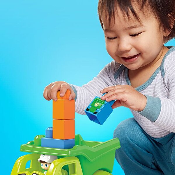 Mega Bloks Sevimli Araçlar Yeşil Geri Dönüşüm Kamyonu HBP13