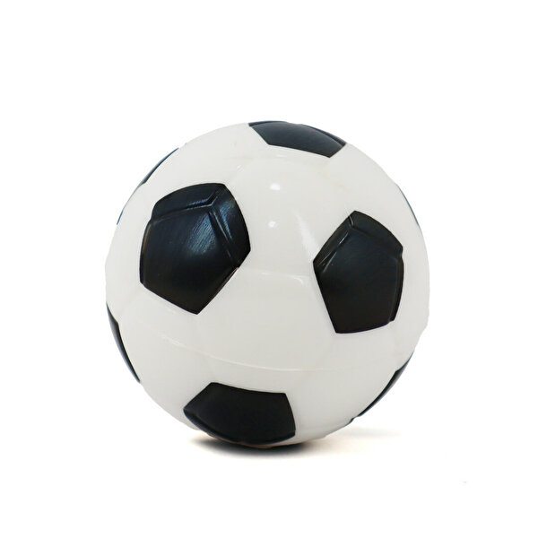 Kauçuk 9 Cm Top Beyaz Futbol