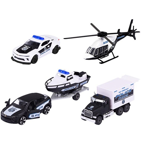 Majorette Police Force 4'lü Koleksiyon Paketi