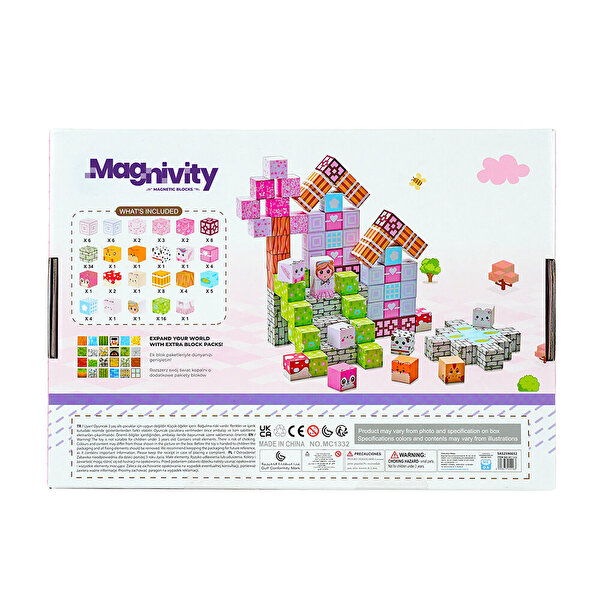 Prenses Temalı Manyetik Bloklar 113 Parça