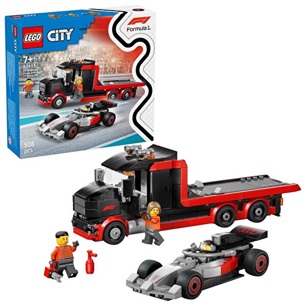 LEGO City Audi F1® Yarış Arabalı F1 Sergileme Kamyonu 60493