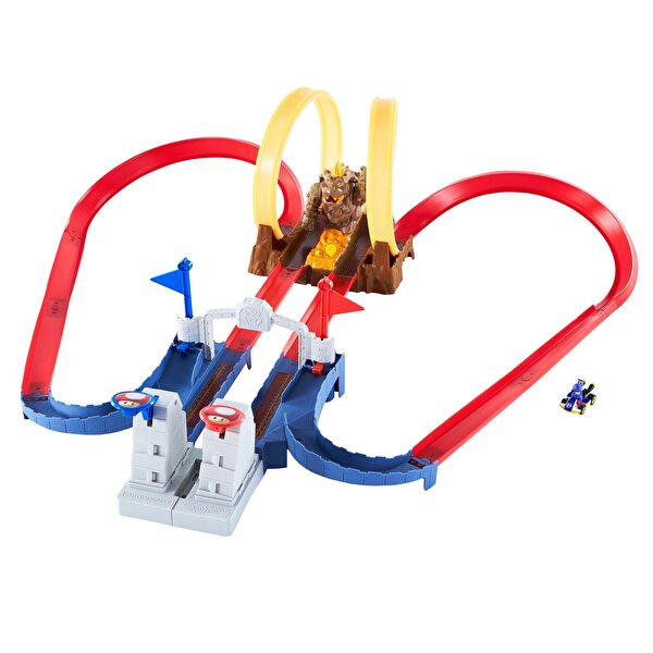 Hot Wheels Mario Kart Bowser'ın Kalesinde Kaos Oyun Seti GNM22