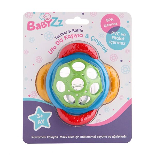 Let's Be Child Ufo Diş Kaşıyıcı ve Çıngırak