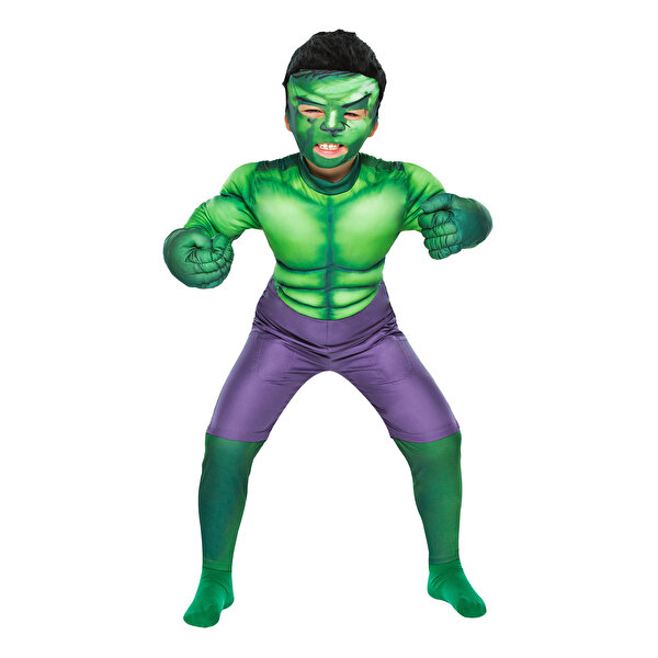 Hulk Basic Kostüm 4-6 Yaş