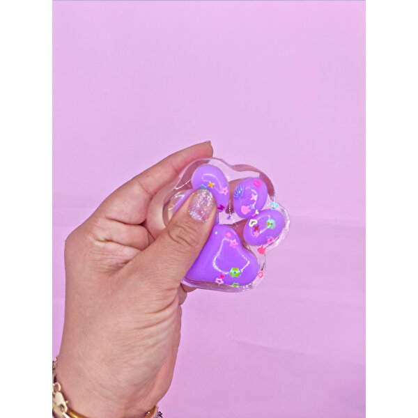 Işıklı Şeffaf Pati Squishy
