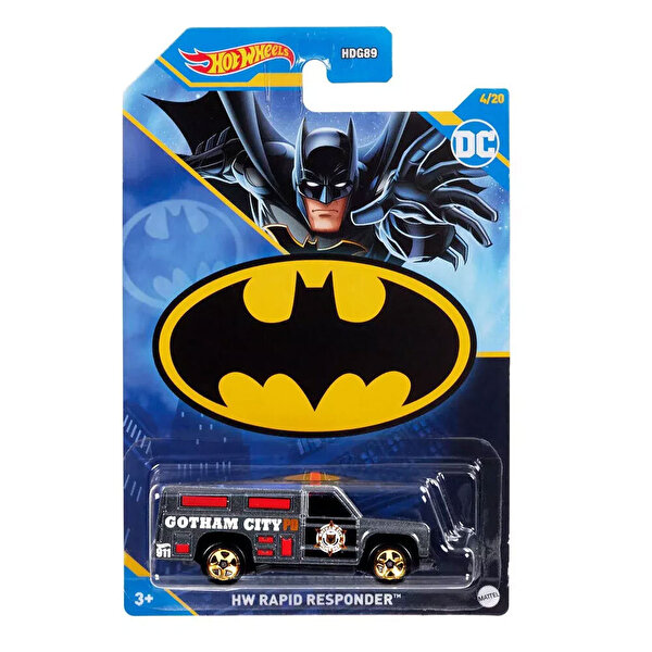 Hot Wheels Batman Temalı Arabalar Hw Rapid Responder HLK54