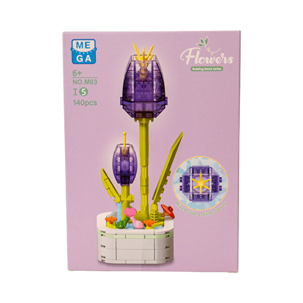 Mega Kri̇stal Çi̇çekler Yapı Blokları Lale