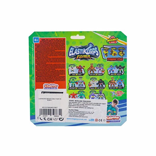 Elastikorps Mini İkili Gold Tiger ve Bubull