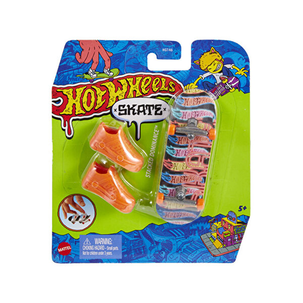 Hot Wheels Skate Parmak Kaykay ve Ayakkabı Stacked Dominance HNG32
