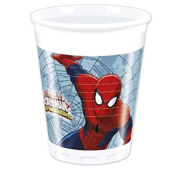 Spiderman Bardak - 8'li