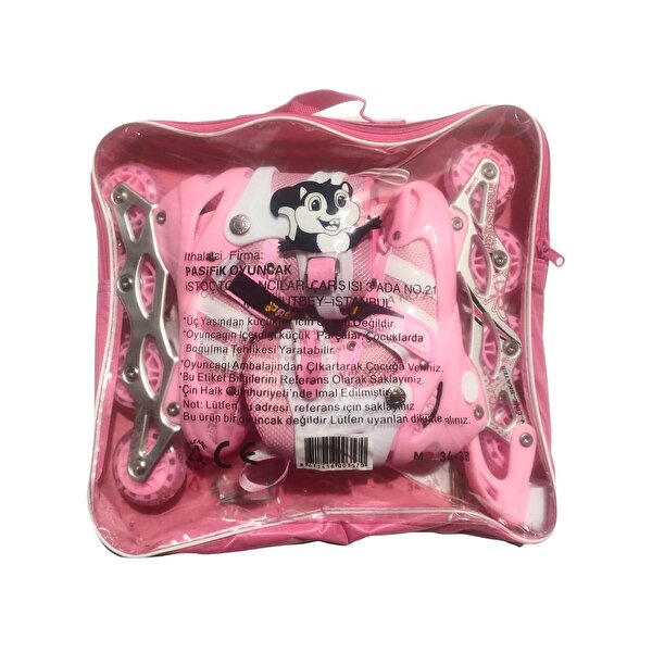 Pasifik Işıklı Çiftlenebilir Paten S Pembe 29-33