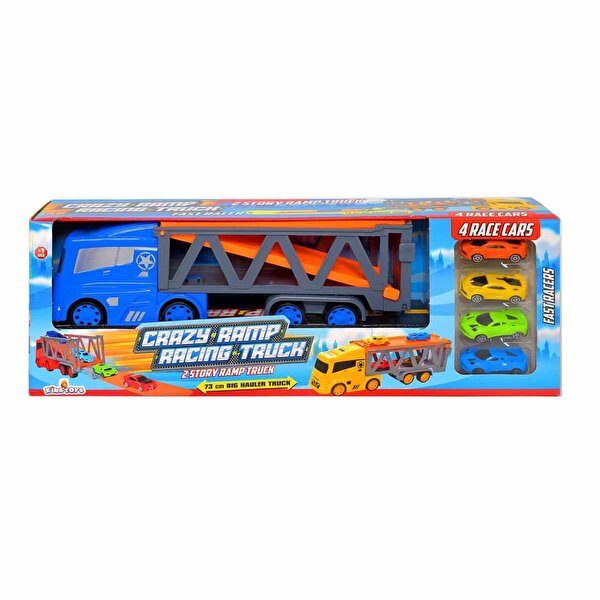 Çılgın Rampa Yarış Kamyonu Mavi