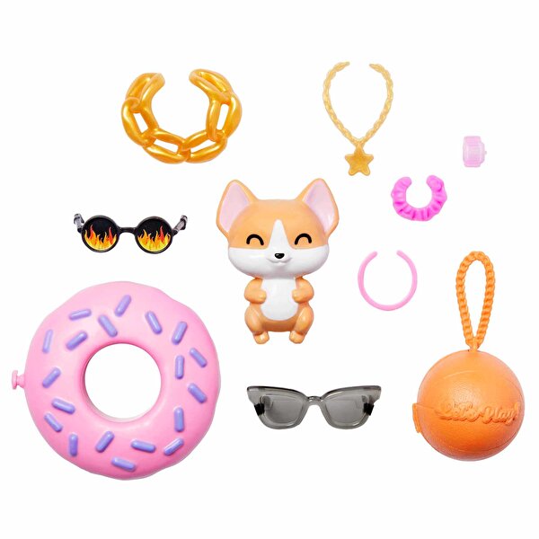 Barbie Extra Ekose Ceketli Bebek HDJ46