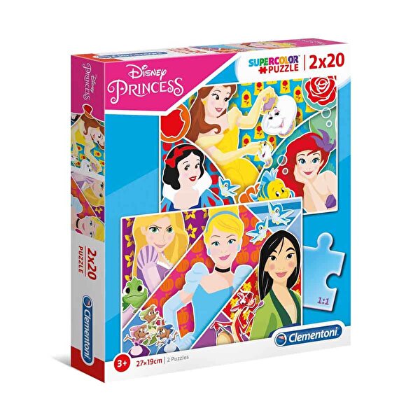 Clementoni Disney Princess Puzzle 2 x 20 Parça