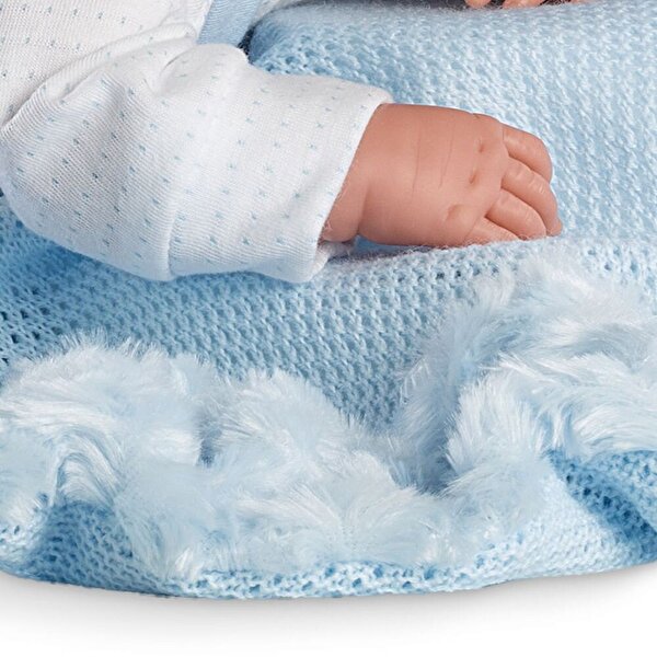 Llorens Lalo Pijama Toquilla Azul Sesli 35 cm.